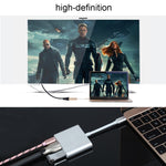 Cáp chuyển đổi USB-C / Type-C 3.1 đực sang USB-C / Type-C 3.1 cái & HDMI cái & USB 3.0 cái, Type-C+USB+HDMI (J), Type-C+USB+HDMI (G), Type-C+USB+HDMI (B), Type-C+USB+HDMI (S)