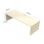 Giá đỡ màn hình máy tính vân gỗ ORICO MSR-02-WD-BP, Kích thước: 50 x 20 x 13.5cm, Kích thước: 50 x 20 x 13.5cm