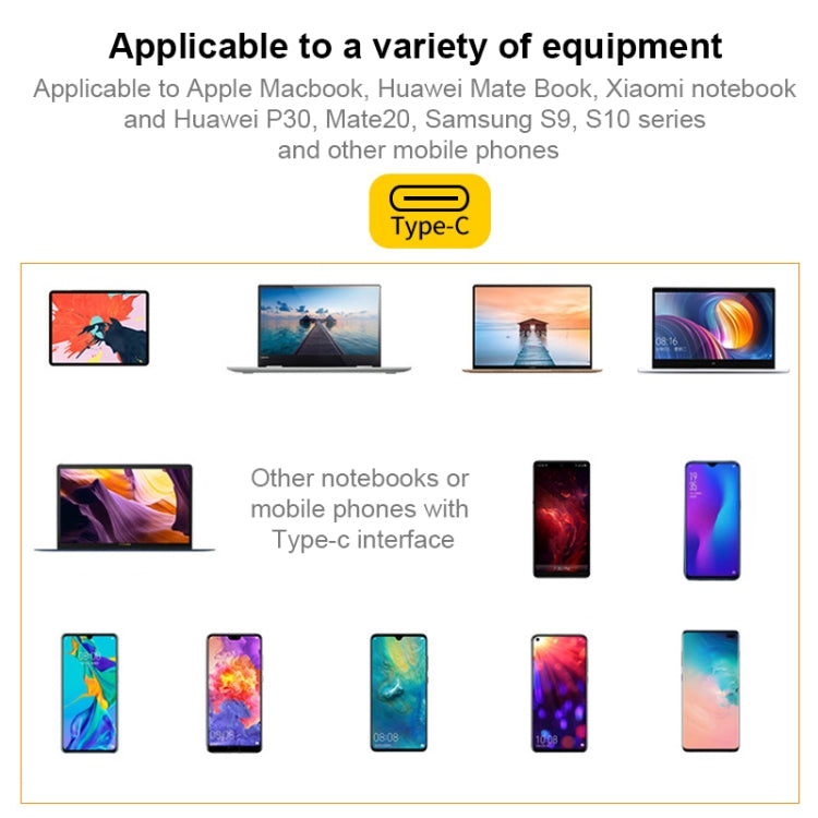 Bộ chuyển đổi V125 USB-C / Type-C đực sang PD + HDMI + USB 3.0 cái 3 trong 1