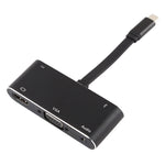 Bộ chuyển đổi V126 USB-C / Type-C đực sang PD + HDMI + VGA + Audio + USB 3.0 cái 5 trong 1