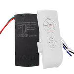 Bộ điều khiển từ xa quạt trần đa năng, 85-265V, công tắc điều khiển không dây có hẹn giờ, điều chỉnh tốc độ gió, bộ phát và bộ thu