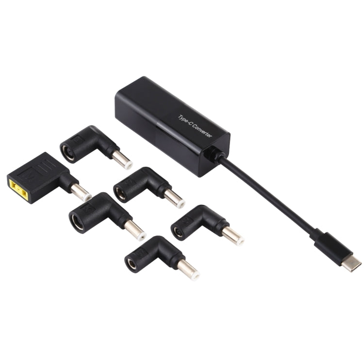 Bộ chuyển đổi nguồn laptop 65W USB-C / Type-C sang bộ chuyển đổi nguồn 6 trong 1