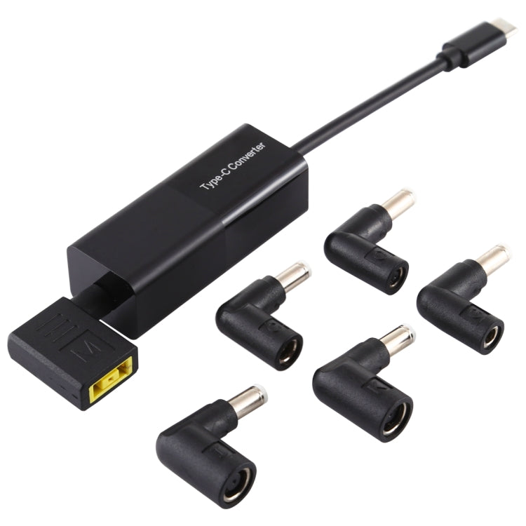 Bộ chuyển đổi nguồn laptop 65W USB-C / Type-C sang bộ chuyển đổi nguồn 6 trong 1