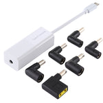Bộ chuyển đổi nguồn laptop 65W USB-C / Type-C sang bộ chuyển đổi nguồn 6 trong 1