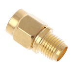 Đầu chuyển thẳng mạ vàng RP-SMA đực sang SMA cái, Đầu chuyển thẳng RP-SMA đực sang SMA cái