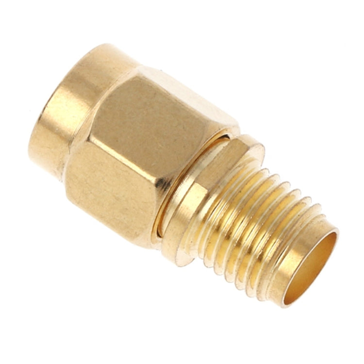 Đầu chuyển thẳng mạ vàng RP-SMA đực sang SMA cái, Đầu chuyển thẳng RP-SMA đực sang SMA cái