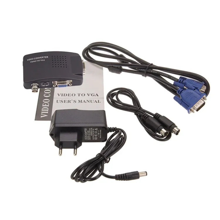 Bộ Chuyển Đổi Video HOWEI HW-2404 BNC / S-Video sang VGA