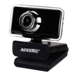 Webcam máy tính Aoni C11 720P góc rộng 150 độ lấy nét thủ công HD có micro, C11