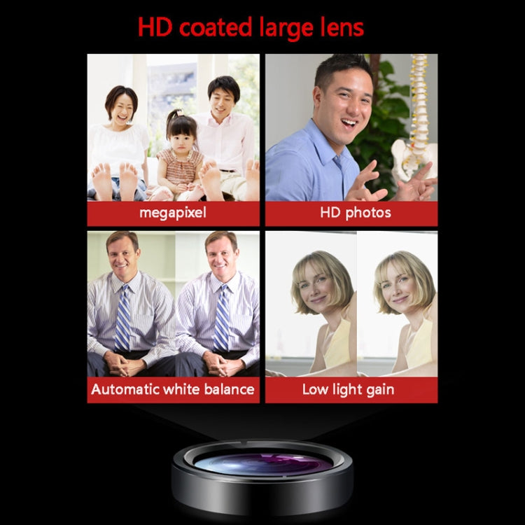 Webcam máy tính Aoni C11 720P góc rộng 150 độ lấy nét thủ công HD có micro, C11