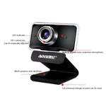 Webcam máy tính Aoni C11 720P góc rộng 150 độ lấy nét thủ công HD có micro, C11