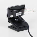 Webcam máy tính Aoni C11 720P góc rộng 150 độ lấy nét thủ công HD có micro, C11