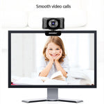 Webcam máy tính Aoni C11 720P góc rộng 150 độ lấy nét thủ công HD có micro, C11
