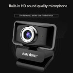 Webcam máy tính Aoni C11 720P góc rộng 150 độ lấy nét thủ công HD có micro, C11
