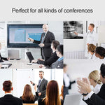 XM930 Bút lật trang trình chiếu PowerPoint laser không dây 2.4GHz Bút trình chiếu đa phương tiện không dây với đầu thu USB, Hỗ trợ cảnh báo pin yếu, Khoảng cách điều khiển từ xa: 100m, 100m Trắng, 100m Đen