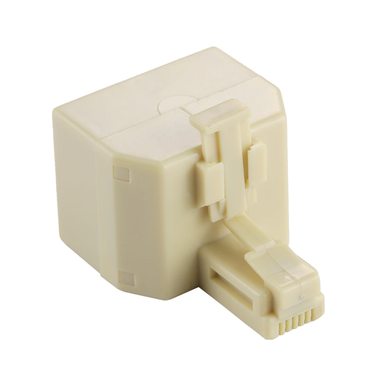 Cáp mở rộng điện thoại bàn RJ11 hai cổng, bộ chuyển đổi kết nối, 2 đầu RJ11 cái sang RJ11 đực