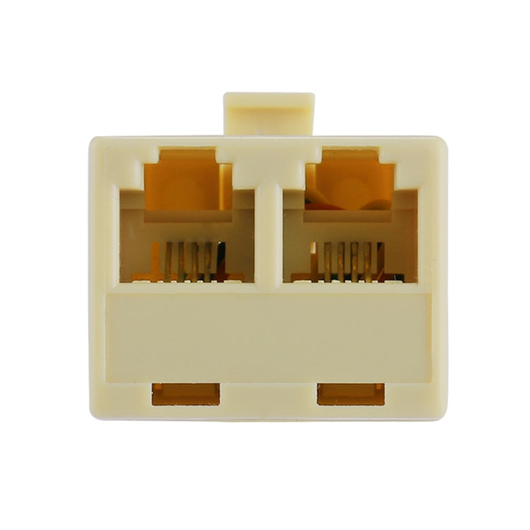 Cáp mở rộng điện thoại bàn RJ11 hai cổng, bộ chuyển đổi kết nối, 2 đầu RJ11 cái sang RJ11 đực