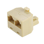 Bộ chuyển đổi mạng LAN Ethernet RJ45 hai cổng, 2 đầu RJ45 cái sang RJ45 đực