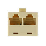 Bộ chuyển đổi mạng LAN Ethernet RJ45 hai cổng, 2 đầu RJ45 cái sang RJ45 đực