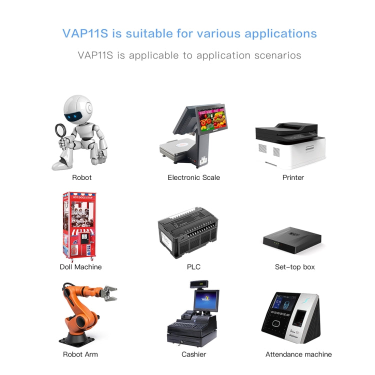 VONETS VAP11S bộ lặp WiFi mini 2.4G 300Mbps với 2 ăng-ten, VAP11S