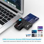 Đầu đọc thẻ đa năng ROCKETEK CR310 USB 3.0 + thẻ TF + thẻ SD + thẻ SIM + thẻ thông minh, USB 3.0