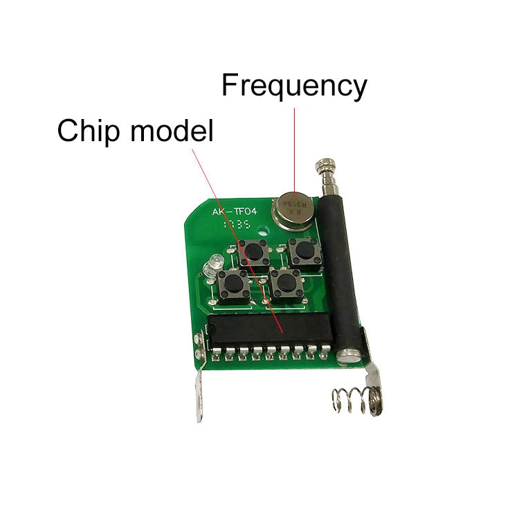 Bộ phát điều khiển từ xa không dây 4 nút chia 3+1 433MHz loại sao chép cho Hyundai / KIA, 433MHz