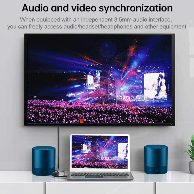 Bộ chuyển đổi Onten 5165HV HDMI sang HDMI + VGA, 5165HV
