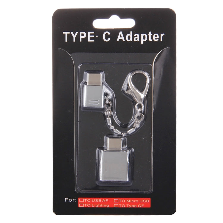 Bộ chuyển đổi kim loại Micro USB cái sang USB-C / Type-C đực + USB 2.0 cái sang USB-C / Type-C đực