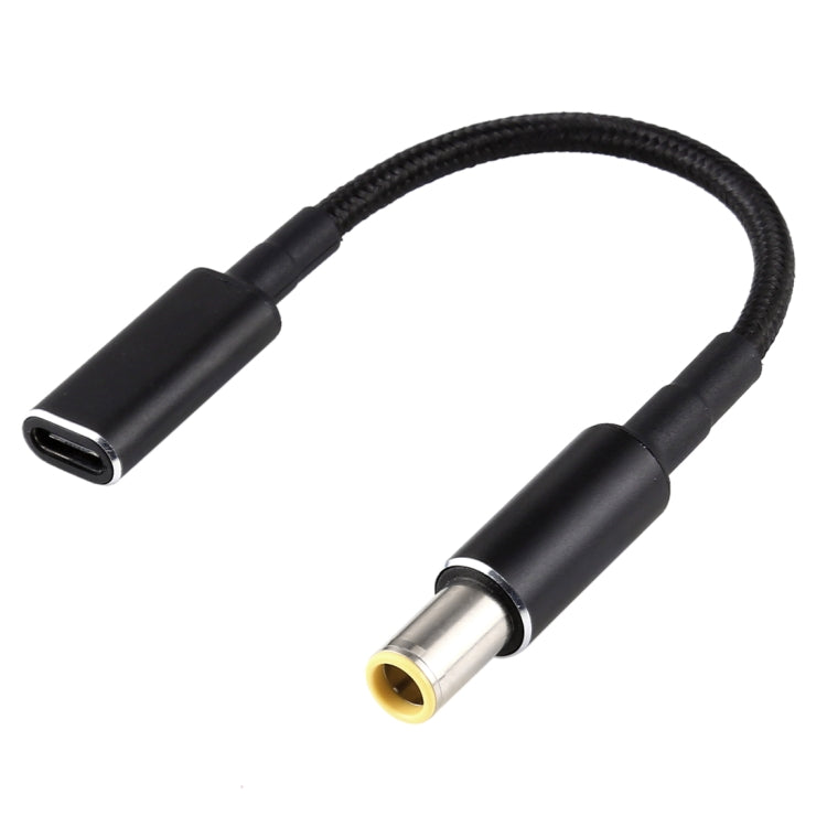 Cáp chuyển đổi PD 100W 18.5-20V 7.9 x 0.9mm sang USB-C / Type-C bện nylon