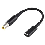 Cáp chuyển đổi PD 100W 18.5-20V 7.9 x 0.9mm sang USB-C / Type-C bện nylon