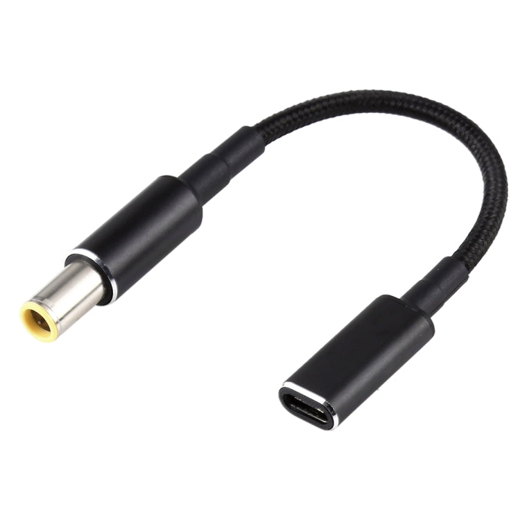Cáp chuyển đổi PD 100W 18.5-20V 7.9 x 0.9mm sang USB-C / Type-C bện nylon