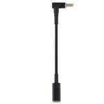 Cáp chuyển đổi PD 100W 18.5-20V 5.5 x 2.5mm chữ L sang USB-C / Type-C bện nylon, 5.5 x 2.5mm