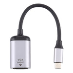 Cáp chuyển đổi kết nối VGA cái 1080P sang Type-C / USB-C đực, VGA cái sang Type-C đực