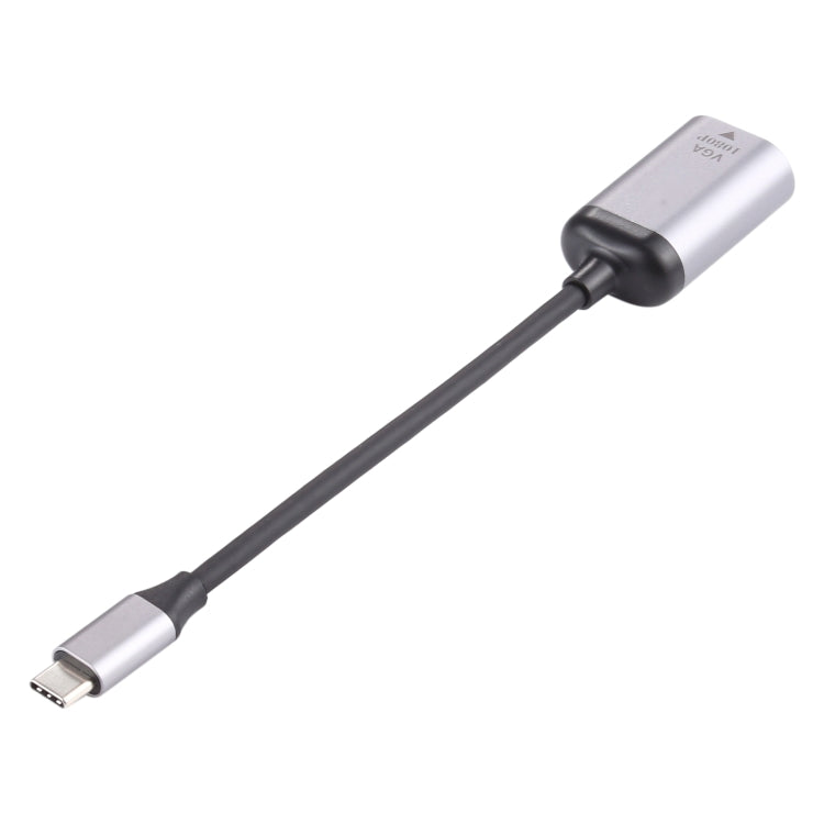 Cáp chuyển đổi kết nối VGA cái 1080P sang Type-C / USB-C đực, VGA cái sang Type-C đực