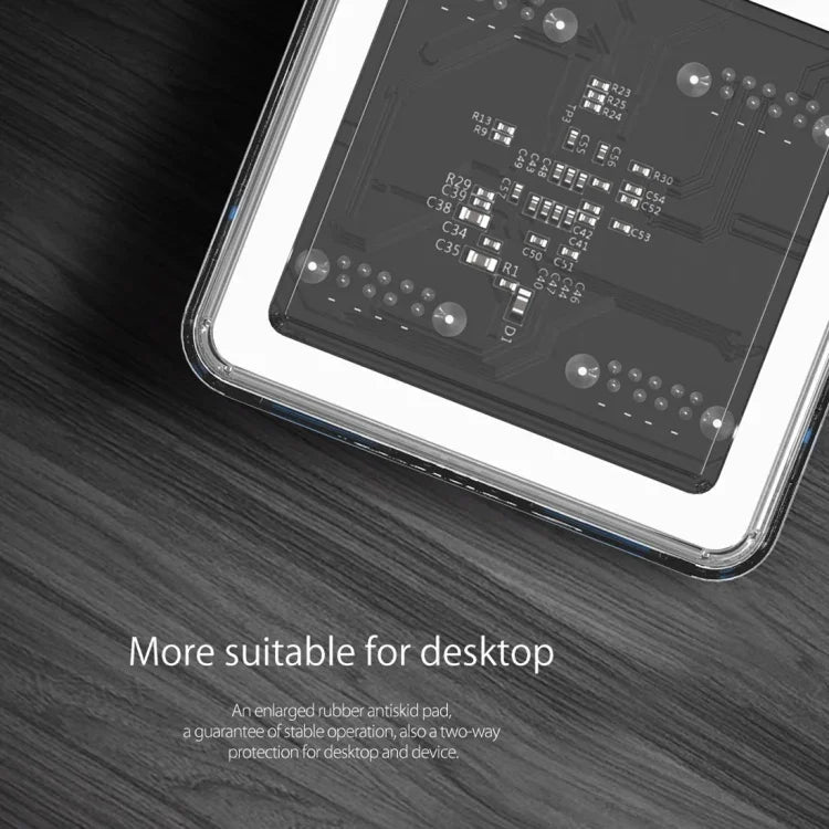 ORICO MH4U-100 Bộ chia USB 3.0 trong suốt để bàn với cáp Micro USB 100cm, MH4U-100