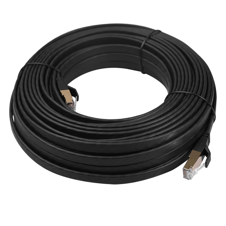 Cáp mạng LAN phẳng CAT8-2 chống nhiễu kép CAT8, chiều dài: 15m, 15m
