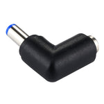 Bộ chuyển đổi nguồn đầu nối DC 4506 đực sang DC 7406 cái cho laptop HP, góc vuông 90 độ, DC 5521 đực sang cái