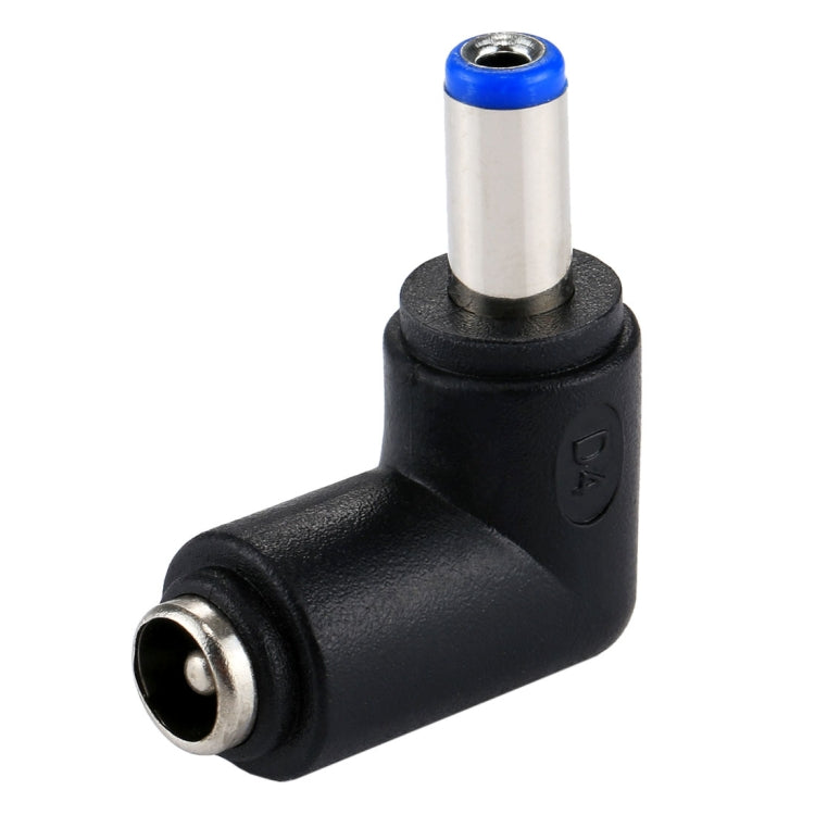 Bộ chuyển đổi nguồn đầu nối DC 4506 đực sang DC 7406 cái cho laptop HP, góc vuông 90 độ, DC 5521 đực sang cái