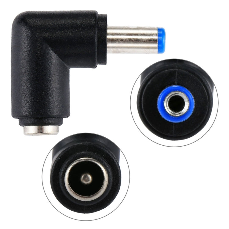 Bộ chuyển đổi nguồn đầu nối DC 4506 đực sang DC 7406 cái cho laptop HP, góc vuông 90 độ, DC 5521 đực sang cái