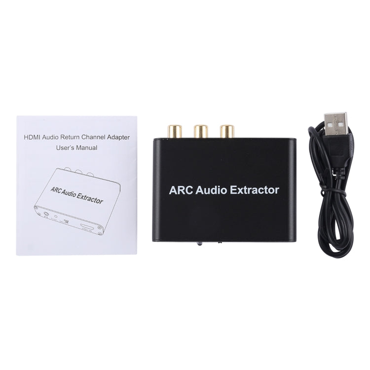 Bộ trích xuất âm thanh ARC 192KHz HDMI ARC sang SPDIF + Coaxial + L/R, bộ chuyển đổi kênh trả âm, ARC 192KHz