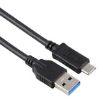 Cáp nối dài lò xo rút USB 3.0 đực sang USB-C / Type-C đực dài 1.5m, USB 3.0 đực sang Type-C đực