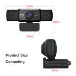 Webcam video HD 1080P điều chỉnh HXSJ S5 có micro cho PC