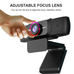 Webcam video HD 1080P điều chỉnh HXSJ S5 có micro cho PC