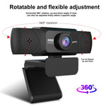 Webcam video HD 1080P điều chỉnh HXSJ S5 có micro cho PC