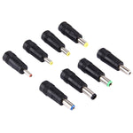 Bộ chuyển đổi nguồn 8 trong 1 5.5x2.1mm cái sang nhiều đầu đực cho laptop HP / Sony / Acer / ASUS / DELL