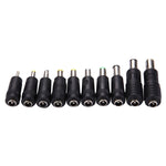 Bộ chuyển đổi nguồn 10 trong 1 5.5x2.1mm cái sang nhiều đầu đực cho laptop IBM / HP / Sony / Toshiba / Lenovo / ASUS / Samsung / DELL