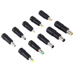 Bộ chuyển đổi nguồn 10 trong 1 5.5x2.1mm cái sang nhiều đầu đực cho laptop IBM / HP / Sony / Toshiba / Lenovo / ASUS / Samsung / DELL