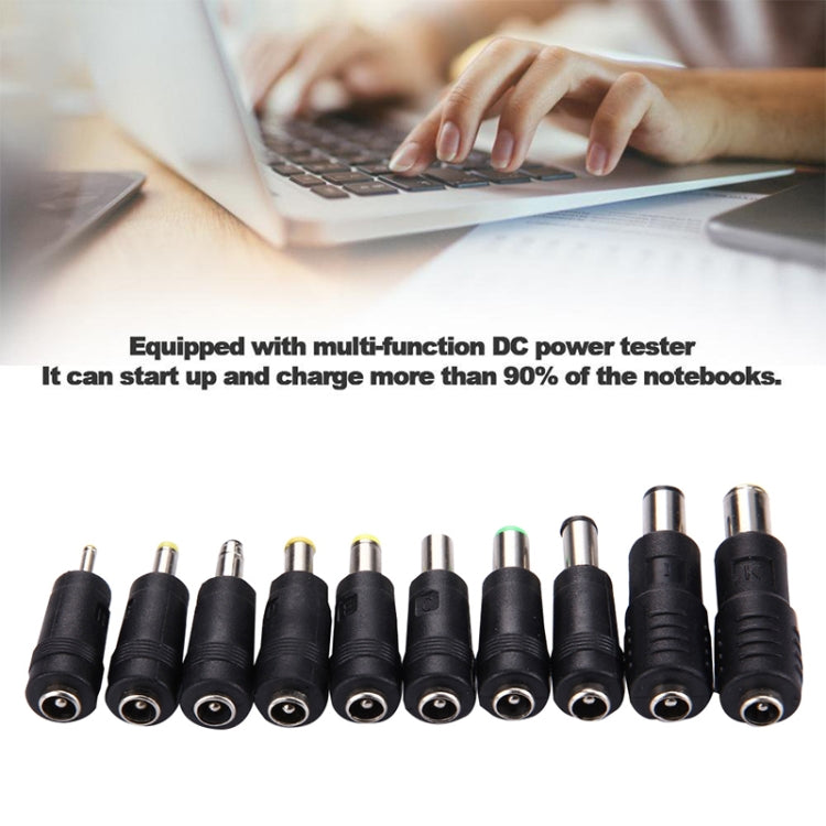 Bộ chuyển đổi nguồn 10 trong 1 5.5x2.1mm cái sang nhiều đầu đực cho laptop IBM / HP / Sony / Toshiba / Lenovo / ASUS / Samsung / DELL