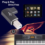 Bộ chuyển đổi đầu cái USB-C / Type C sang đầu đực USB 2.0 B MIDI cho nhạc cụ điện tử / máy in / máy quét / đàn piano