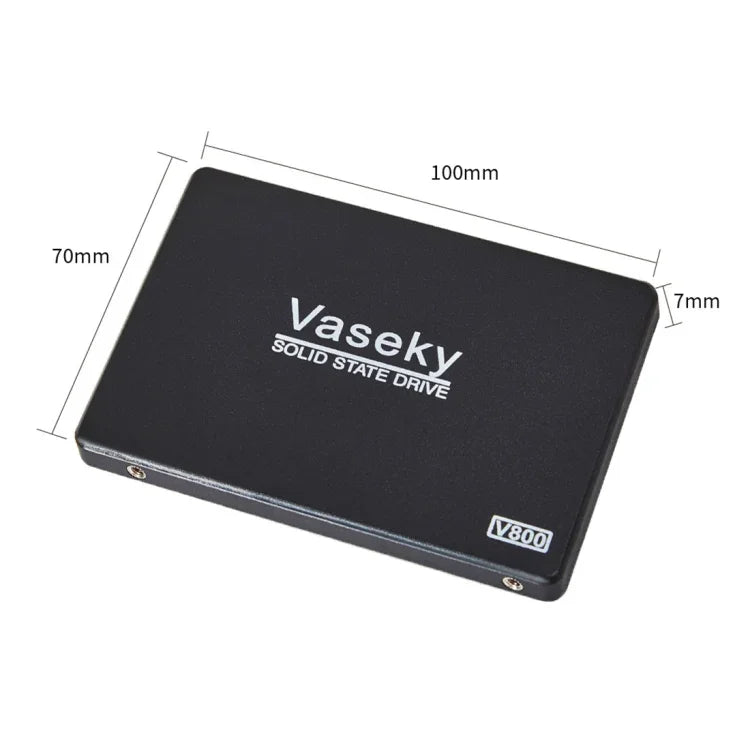 Ổ cứng thể rắn Vaseky V800 128GB 2.5 inch SATA3 6GB/s siêu mỏng 7mm SSD cho máy tính để bàn, laptop, 128GB