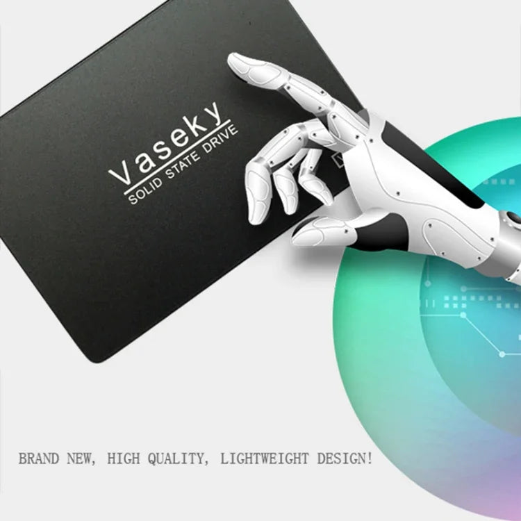 Ổ cứng thể rắn Vaseky V800 256GB 2.5 inch SATA3 6GB/s siêu mỏng 7mm SSD cho máy tính để bàn, laptop, 256GB